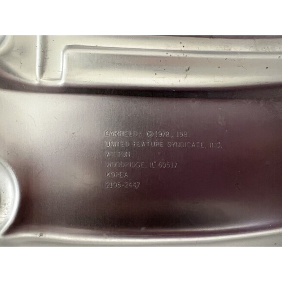 Wilton 1981 GARFIELD Cake Pan Baking Mold Happy Birthday Cat 2105-2447 VINTAGE - Picture 5 of 9